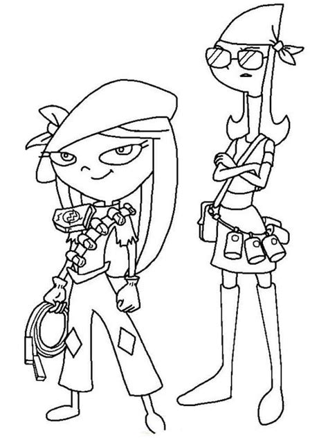 One is busting phineas and ferb's schemes and ideas, usually calling their mother to report the boys' activities in an attempt to get them in trouble, but is never successful because of events that transpire in another subplot. Phineas and Ferb coloring pages. Free Printable Phineas ...