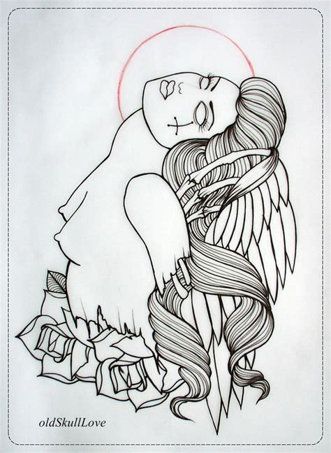 Fallen Angel Tattoo Design By Mweiss Art On Deviantart