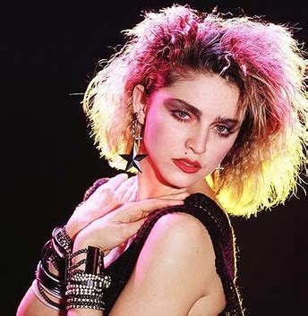 Probably one of madonna's most iconic looks of all time, it's only fitting that we start things off with one of her trademark '80s styles. Fashion Zone: 80's Madonna Makeup Images 2012