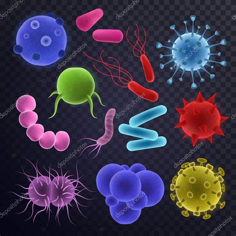 Virus Vector Bacterial Infection Virus Like Illness Illustration
