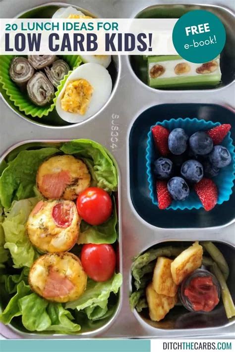 Low Carb Lunches For Kids 1 Month Of Ideas Printable List