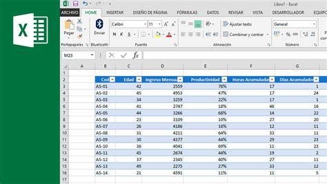 Excel Modulo Crear Una Tabla En Excel Vrogue