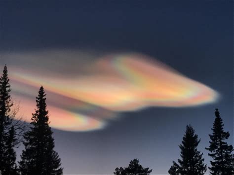 🔥 This Polar Stratospheric Cloud In Trysil Norway Oc R