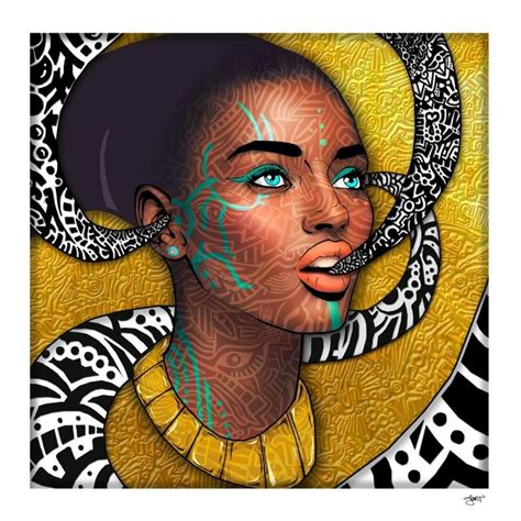 African Women Art Artist African Abstract Art