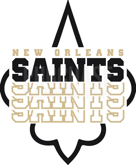 New Orleans Saints Svg Nfl Football Team T Shirt Svg Design Cut Files