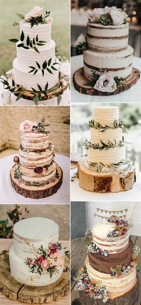 Top 18 Rustic Wedding Cakes For Fall And Winter Oh Best