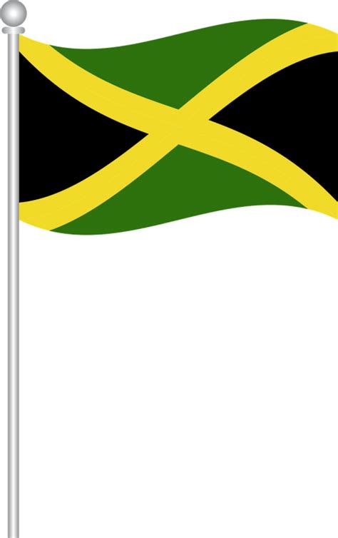 Download Flag Of Vector Graphics Jamaican Flag No Background Full Size Png Image Pngkit