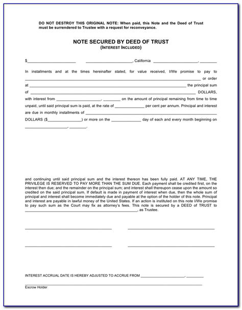 Deed Of Trust Example South Africa