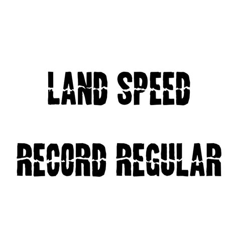 Land Speed Record Regular Font Free Fonts On Creazilla Creazilla