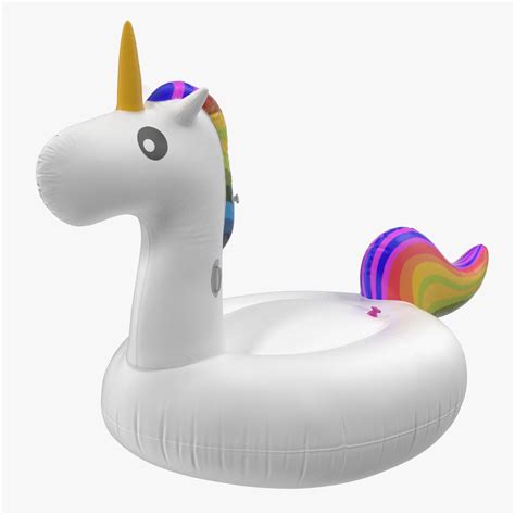 Inflatable Party Tube Swimming Unicorn 3d Model 3d Model 29 Max Ma Gltf Usd Usdz 3ds