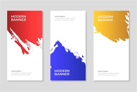 Collection Of Vertical Banners 1426914 Vector Art At Vecteezy