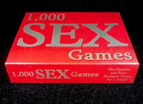 1000 Sex Games Hot Foreplay And Racy Romance Games For 2 Adults New Sealed 1879020591