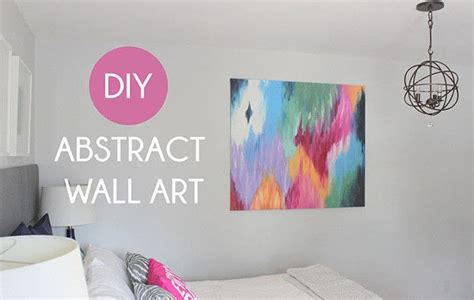 Tips To Diy Abstract Canvas Art · How To Create A Piece Of