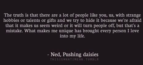 Share a gif and browse these related gif searches. Pushing Daisies quote! | Quotes, Words, Best quotes
