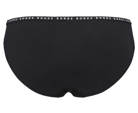 Bonds Womens Hipster Seamfree Bikini Briefs 2 Pack Blackbase Blush