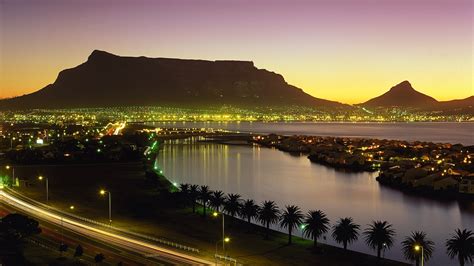 1920x1080 Cape Town South Africa Night Lights 1080p Laptop Full Hd