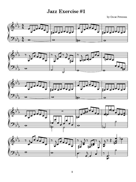 ' s solo on the chord changes to. (Sheet Music - Piano) Oscar Peterson. Jazz exercises.pdf