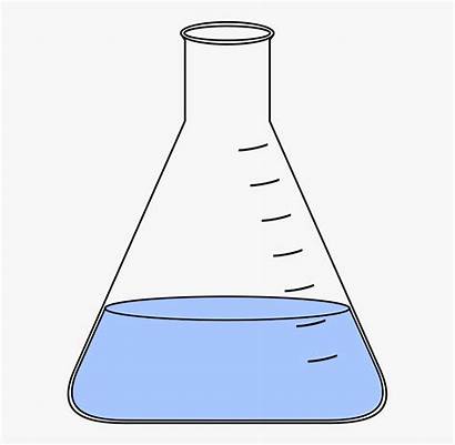Flask Erlenmeyer Drawing Chemistry Clipart Clipartkey