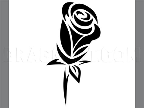 Maybe you would like to learn more about one of these? How To Draw A Tribal Rose Tattoo, Step by Step, Drawing ...
