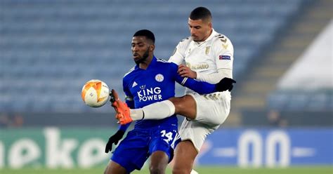 © michael regan/getty images sport leicester city v sc braga: David Carmo passes like Paul Scholes at centre-back - sign ...
