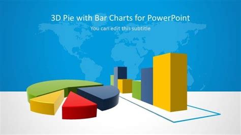 3d Pie And Bar Charts For Powerpoint Slidemodel Powerpoint