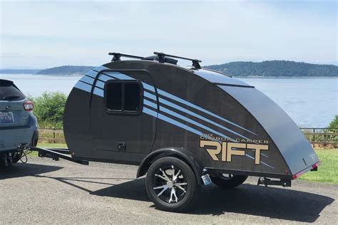 Ultralight Carbon Teardrop Utility Camper Tows Via Ev Or Motorcycle
