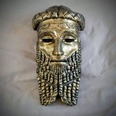Sargon Of Akkad Mask Akkadian Mask Sargon The Great Etsy