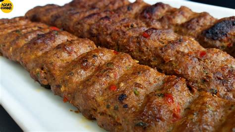 turkish adana kebab recipe turkish kebab without grill by aqsa s cuisine youtube