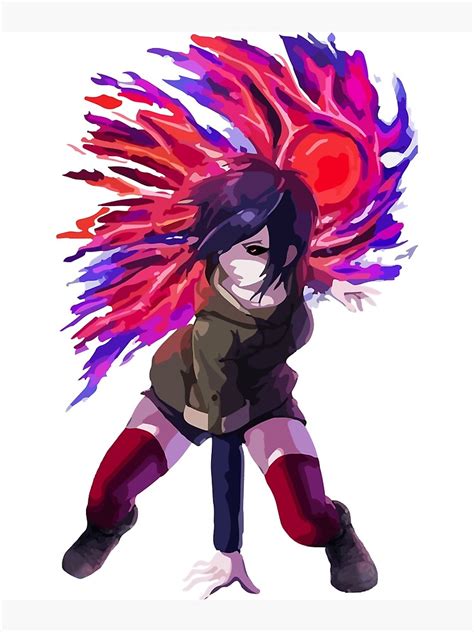 Tokyo Ghoul Touka Kirishima In A Fighting Stance Classic Poster For