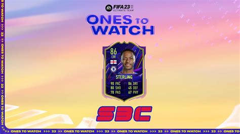 Fifa 23 Sbc Raheem Sterling Otw Ones To Watch Cheapest Solutions And
