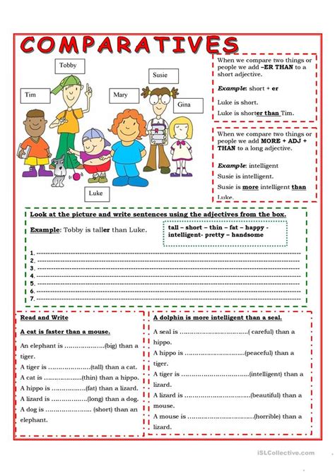 Double Comparatives Worksheet Free Esl Printable Worksheets Made