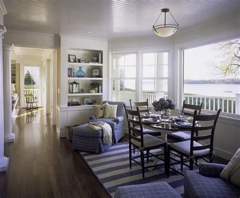 Nautical & coastal kitchen & dining room tables : Nautical Dining room | Craftsman dining room, Dining room ...