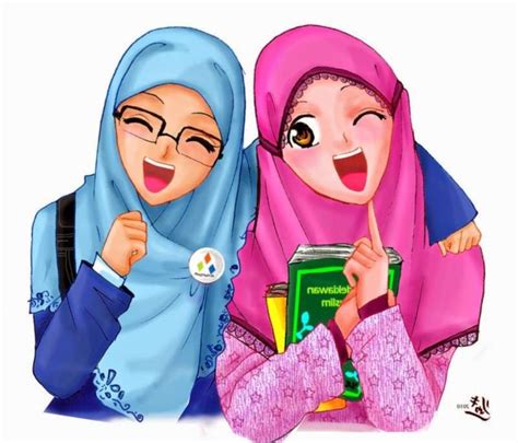 Inspirasi Spesial Gambar Kartun Anak Muslimah Kulturaupice