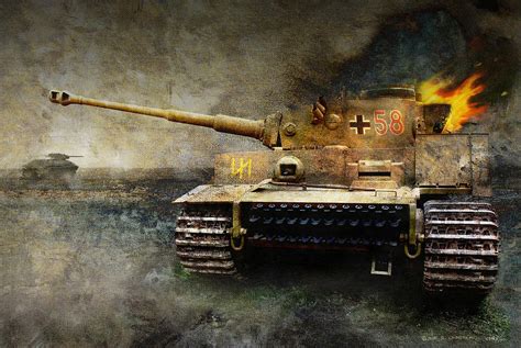 Ww Tiger Tank Art