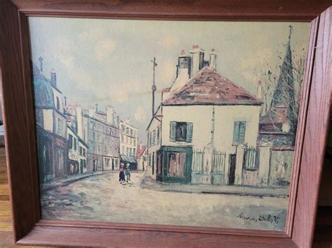 I Have A Signed 1938 Maurice V Utrillo Painting And Can Not Find It