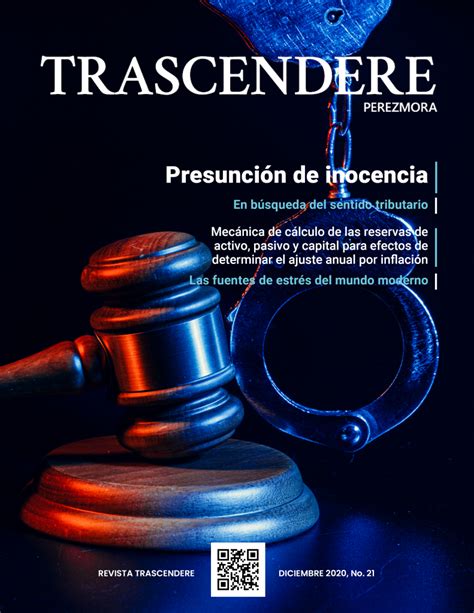 Revista Trascendere Diciembre Pérez Mora And Asociados