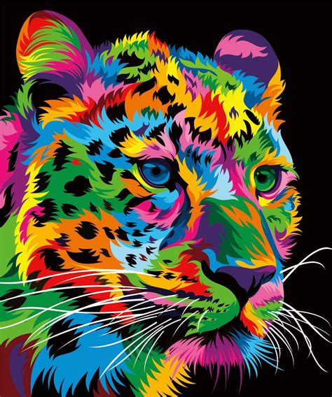 13 Ilustración Colorida Del Vector Animal En 2020 Cuadros De Animales