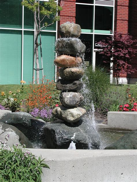 Rock Fountain Modern Fountain Garden Fountains