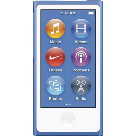 Apple Ipod Nano 8th Generation 16gb Blue Open Box Apple Warranty
