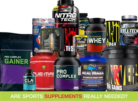 Are Sports Supplements Really Needed