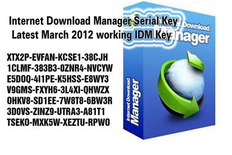 Xin key internet download manager registration : Softwer ~ My Choice101
