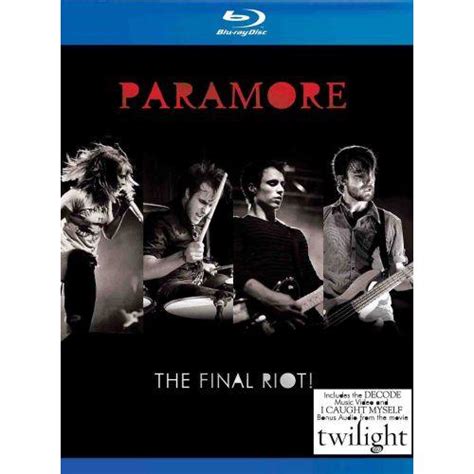 Paramore パラモア The Final Riot 北米版ブルーレイ Bd Blu Ray Paramore The Fdvd