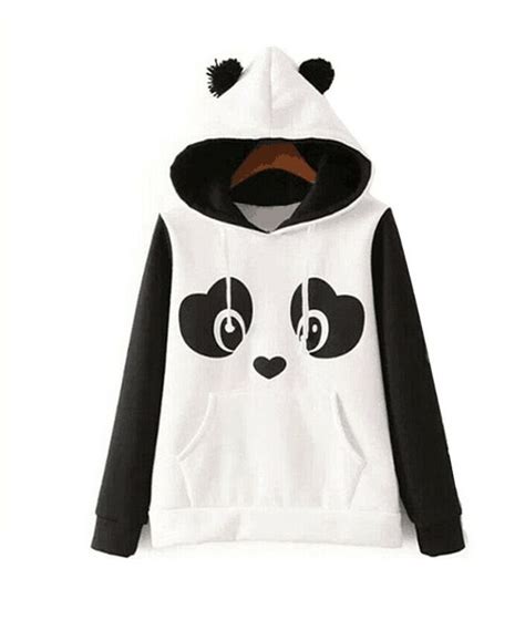 Sweatshirt à Capuche Personnalisé Panda Pour Femme Sweats Hoodies