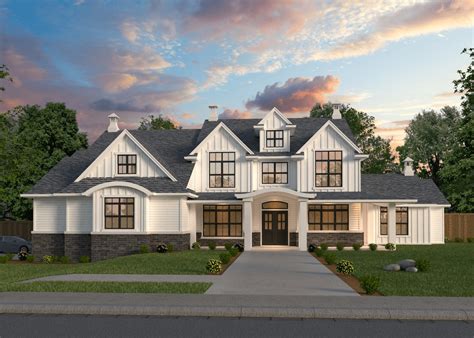 West Coast Eastgate House Plan 2 Story Modern Farmhouse Design