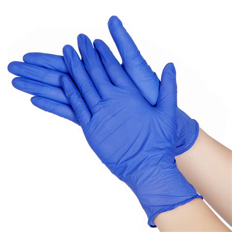 Ppe blue nitrile disposable gloves powder/latex free tattoo mechanic valeting. Factory price nitrile medical blue gloves disposable ...