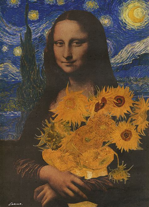 Van Gogh Mona Lisa Alex Corina Artwork
