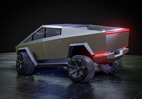 3d人 3dnchu Tesla Cybertruck Disney Pixar Cars Style Fanart