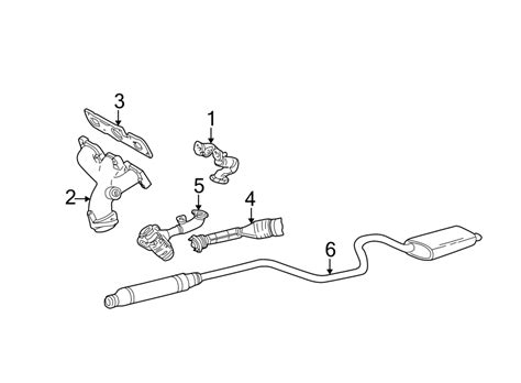 2006 Ford Taurus Exhaust System Diagram