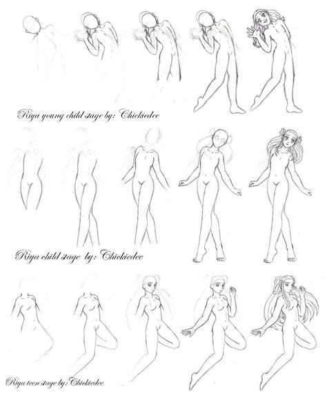 How To Draw Anime Girl Body Step By Step For Beginners