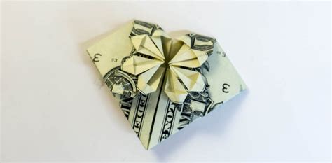 Fold A Dollar Into A Heart Advanced Diy